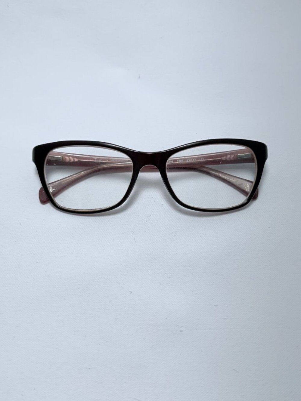 Ray-Ban Burgundy Eyeglasses - Frames Only